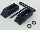 Northwestern USA made Pair of Low Profile Small Steel Toe Clamps No. 41102