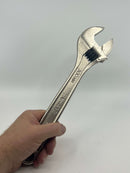 New Old Stock ARMSTRONG 12" Adjustable Wrench USA Made