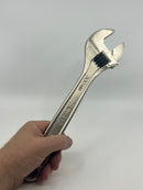 New Old Stock ARMSTRONG 12" Adjustable Wrench USA Made