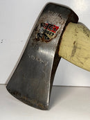 Excellent WALTERS Canada Black Diamond MIDGET Hatchet with Original Handle & PAPER Label