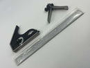 New Old Stock Scherr-Tumico USA made 12" 4R 3pc HARDENED Combination Square Set ( Incl Square Head and Center Head ) 