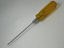Xcelite LN-20 .050"   Hex Screwdriver with Amber  Handle