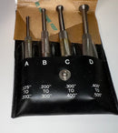 New Old Stock GENERAL Hardware USA Made S-96 Toolmakers Flat Hole Gage 1/8"- 1/2"