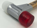HALDER Germany 30mm Soft Face Mallet Red and White c/w Hickory Handle No. 3968.030