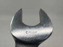 Excellent Vintage Gray Tools Canada W796 BSW Open End Wrench 7/8 BSW x 3/4 BSW