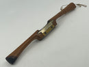 Near Mint F.H. Caton Early 1900s Beech Wood Spoke Shave with Flat Brass Sole Plate - Un-Used 9-1/4" Overall