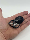 New Old Stock 1980s Bausch & Lomb USA made 4x , 5x , 9x Folding Pocket Magnifier Loupe with Ground Glass Lenses