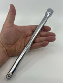 New Old Stock GRAY Made in Canada No.  1579 1/2" Dr. 10" Chrome Extension