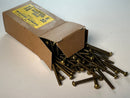 Box of brass machine screws on a white background Cardon Tools