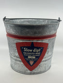 New Old Stock 1960's GSW Proudly Canadian "Slow Dipt" 14 Liter Galvanized Pail