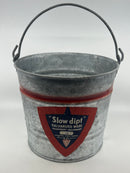 New Old Stock 1960's GSW Proudly Canadian "Slow Dipt" 14 Liter Galvanized Pail