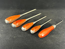 Pristine Un-Used 5 pc  CHESTNUT TOOLS by Lee Valley Perfect Pattern PARALLEL TIP SCREWDRIVERS for WOODWORKING