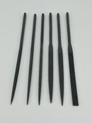 New Old Stock P.S. Stubbs made in England 14cm 6pc Swiss Pattern  No. 0 Cut Needle File Set