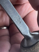 Pristine 1/4" Swan Neck Lock Mortise Chisel by Two Cherries Germany