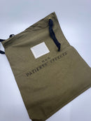 New Old Stock 1960s Canadian Military Patients' Effects Draw String Bag 12" x 14-1/2" - Cardon Tools