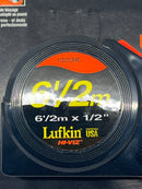 New Old Stock LUFKIN USA Made Hi-VIZ 6'/2m Tape Measure - Discontinued