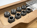 CAPORALI Italy ER-20 3/4" x 2-1/2" Collet Chuck Boxed Set includes 12 Collets 1-13mm Range
