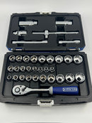 ck EXPERT by FACOM E031811 - 3/8" Drive 34pc Metric and Imperial Ratchet / Socket set 6pt