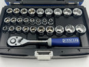 ck EXPERT by FACOM E031811 - 3/8" Drive 34pc Metric and Imperial Ratchet / Socket set 6pt