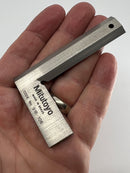 New Old Stock Mitutoyo 916-106  Precision Bevel Edge Square – Stainless Steel – Grade 00 –  75 x 50mm 
