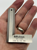New Old Stock Mitutoyo 916-106  Precision Bevel Edge Square – Stainless Steel – Grade 00 –  75 x 50mm 