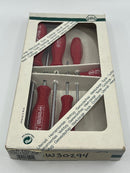 The handles are super comfortable and almost indestructible. The blades are made of premium grade tool steel