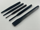 New Old Stock PROTO USA 5 pc Punch and Cold Chisel Set with Tool Roll - Discontinued 