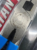Channellock USA made No. 317 8" Long Nose Pliers with Side Cutter