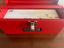 New Old Stock - New in Box - ( 1991) Stanley made in CANADA 14" Tool Box with Tray - ALL METAL 