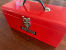 New Old Stock - New in Box - ( 1991) Stanley made in CANADA 14" Tool Box with Tray - ALL METAL 