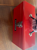New Old Stock - New in Box - ( 1991) Stanley made in CANADA 14" Tool Box with Tray - ALL METAL 