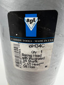 New Old Stock APT ( American Precision Tool USA Made ) Precision Boring Head with Integrated Shank, Straight Shank, 2-1/2" Head Dia., 5/8" Hole Dia. - BH-34C
