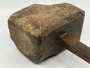 Beautiful Large Hand Made Antique Carpenters Mallet