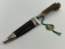 New Old Stock ( 1950s) REHWAPPEN Solingen Germany Small Fixed Blade Knife with Sheath 