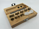 New Old Stock Brown & Sharpe  598-10-18 12pc Micrometer Checking Set Incl. Gage Blocks + Optical Flats - Discontinued