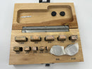 New Old Stock Brown & Sharpe  598-10-18 12pc Micrometer Checking Set Incl. Gage Blocks + Optical Flats - Discontinued