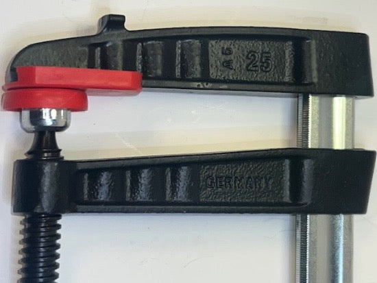 New Old Stock BESSEY made in Germany HD  Cast Iron Screw Clamp with Tommy Bar 10" x 4.75" - Cardon Tools