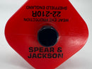 New Old Stock 1990s Spear & Jackson Sheffield England 22-210R 1" GUARDED Flat Cold Chisel