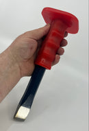 New Old Stock 1990s Spear & Jackson Sheffield England 22-210R 1" GUARDED Flat Cold Chisel