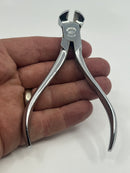 TINY New Old Stock STAHLS Eskilstuna SWEDEN Polished Chrome End Cutter Nipper Pliers