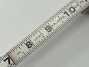 New Old Stock Starrett USA made 6' Engineers Wooden Folding Rule with Brass Hinges No. 91E - Discontinued 