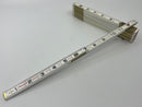 New Old Stock Starrett USA made 6' Engineers Wooden Folding Rule with Brass Hinges No. 91E - Discontinued 