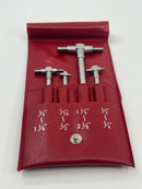 New Old Stock MITUTOYO made in JAPAN 4pc Telescoping Bore Gage Set 5/16" - 2-1/8" Range No. 155-907