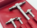New Old Stock MITUTOYO made in JAPAN 4pc Telescoping Bore Gage Set 5/16" - 2-1/8" Range No. 155-907