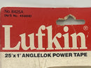 New Old Stock LUFKIN USA made 8425A 25' x 1" Anglelok Power Tape c/w ANGLE DIAL GAGE 