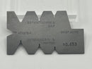 New Old Stock Fujikogu FUJI Tools Japan No. 653 Whitworth, BSF, BA, Acme, American & Metric Thread Gage