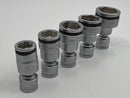 Koken made in Japan Z-series 1/4" Dr 6 Pt UNIVERSAL METRIC NUT GRIP Socket Set 8-14mm RS2441MZ/5