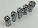 Koken made in Japan Z-series 1/4" Dr 6 Pt UNIVERSAL METRIC NUT GRIP Socket Set 8-14mm RS2441MZ/5