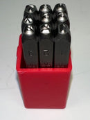 FACOM 293A.3 9pc Number Punch Set  for Metal Fabricators 3mm Numeral Height - Cardon Tools