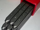 FACOM 293A.3 9pc Number Punch Set  for Metal Fabricators 3mm Numeral Height - Cardon Tools